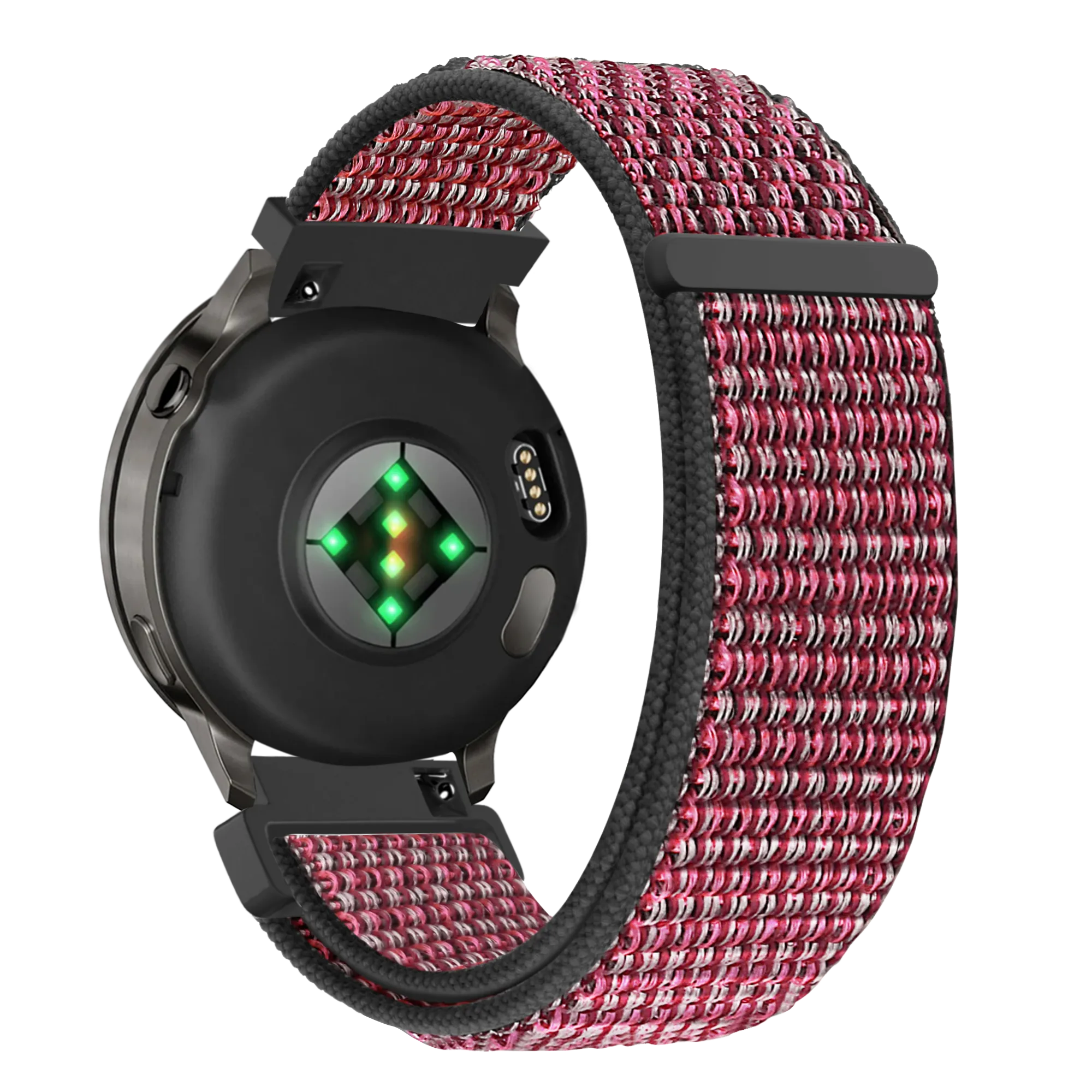 Bandz Garmin Approach S42 Nylon Loop Strap (Crimson Berry)
