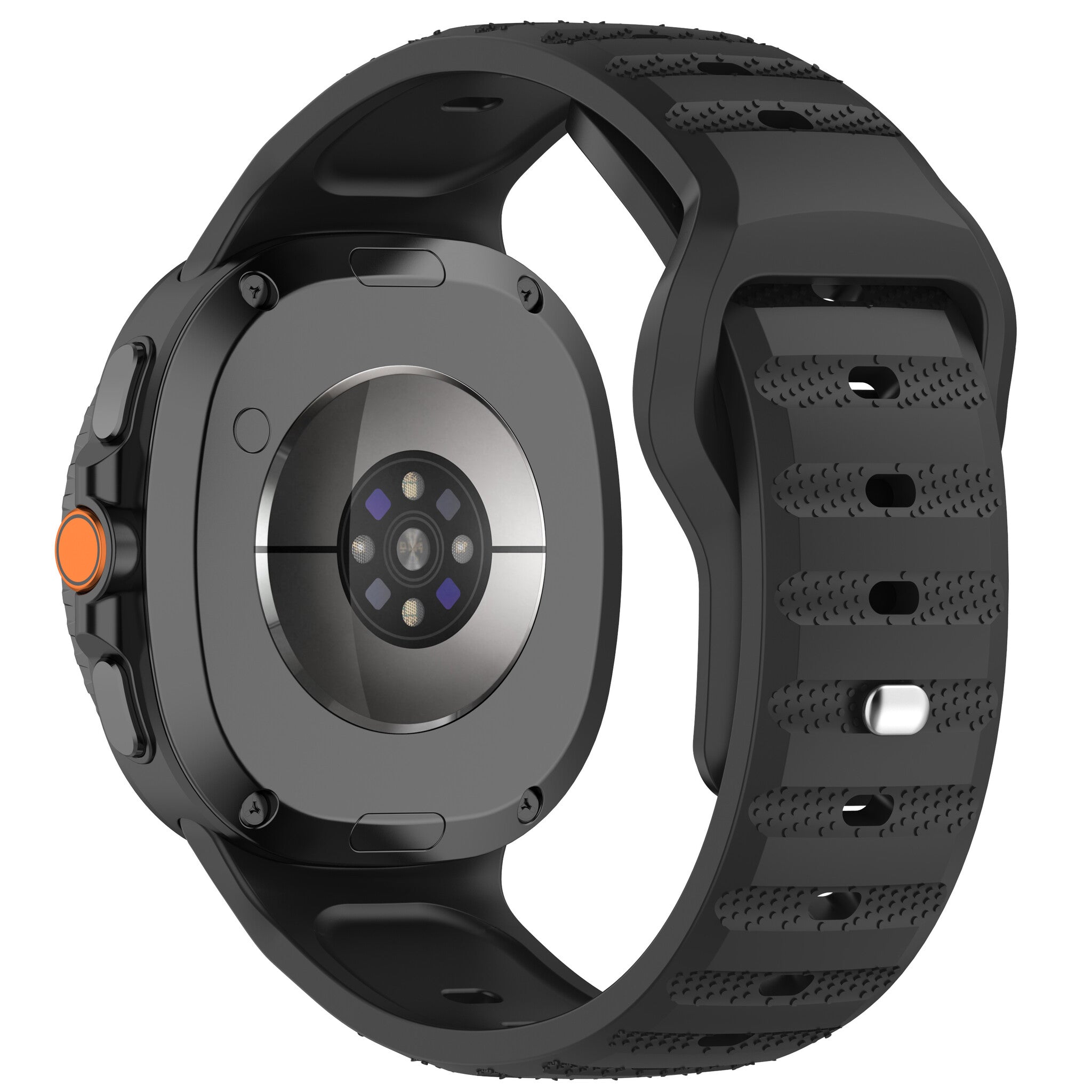Samsung Galaxy Watch 8 - 44mm Outdoor Silicone Strap (Black)