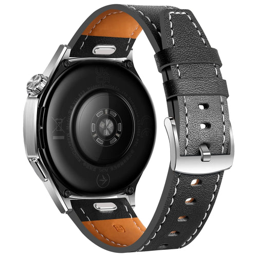 Suunto Run 'One Push' Leather Strap (Black)