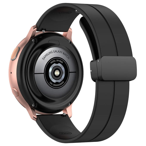 Coros Apex 46mm D-Buckle Silicone Strap (Black)