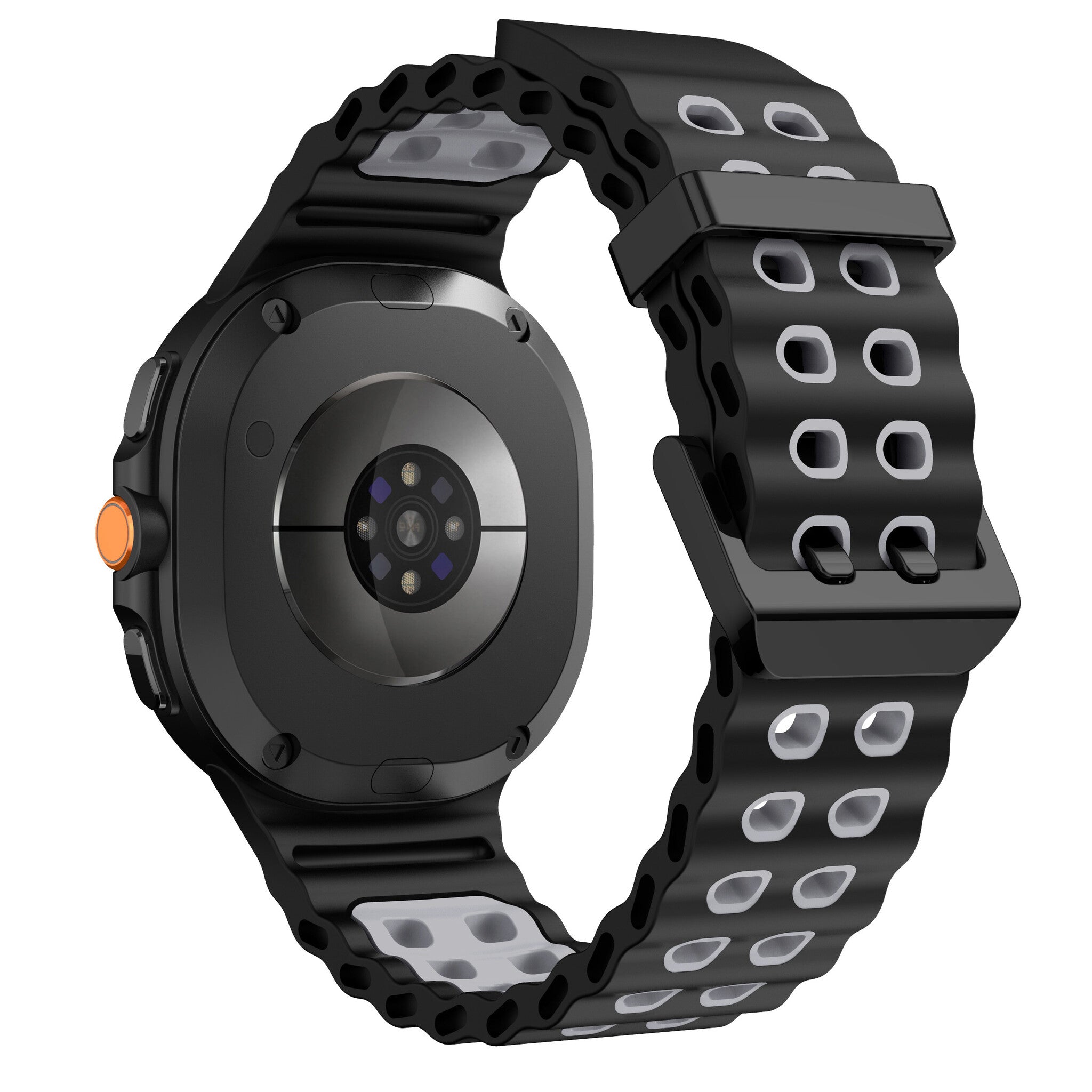 Samsung Galaxy Watch 9 - 44mm Ocean Strap (Black/Grey)