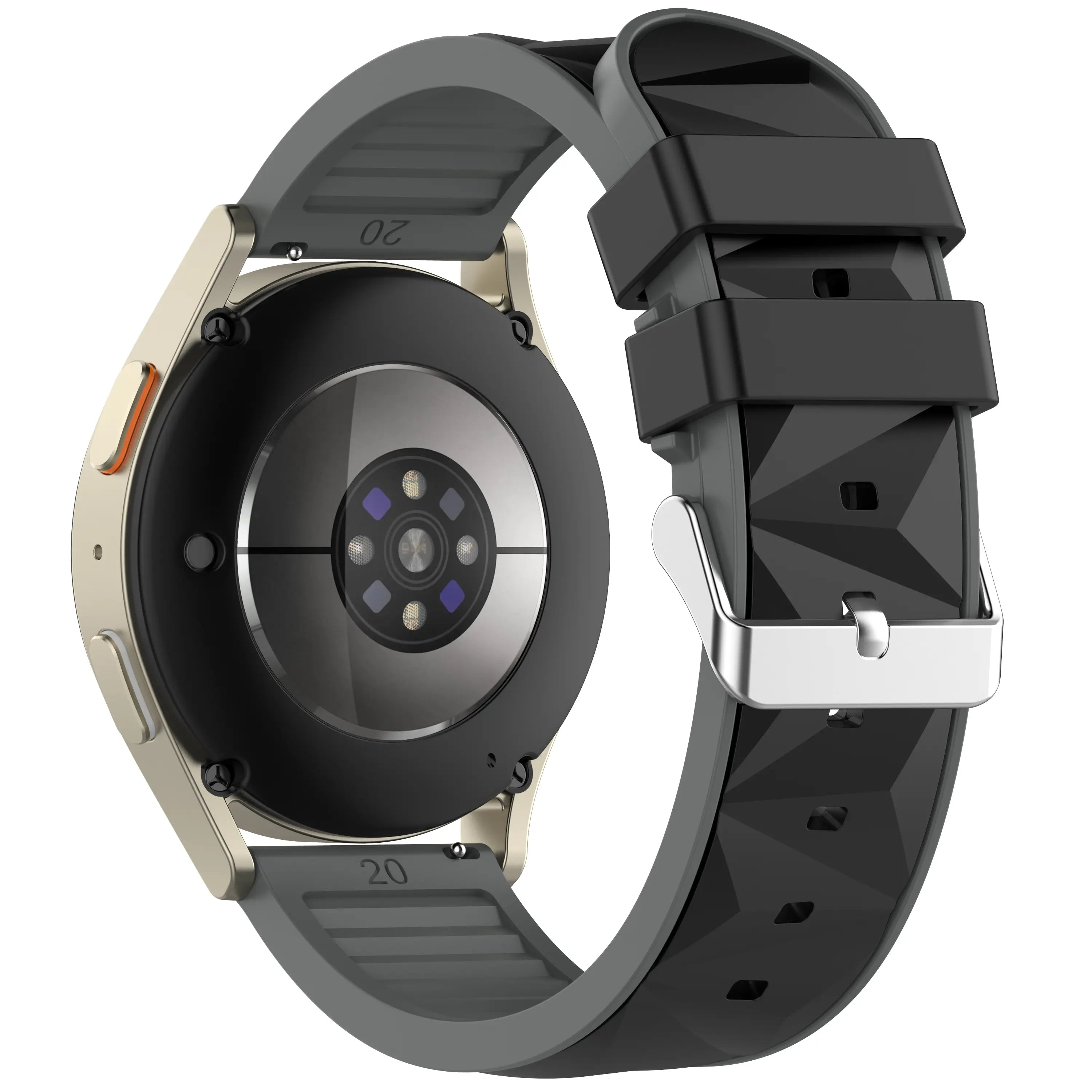 Amazfit GTS 3 Diamond Sport Strap (Black/Grey)