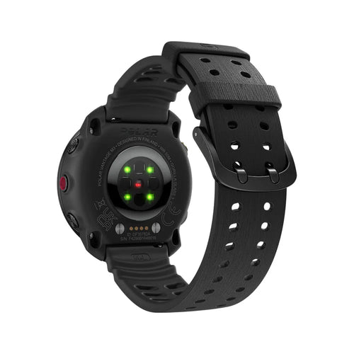Polar Grit X Pro Silicone Grain Strap (Black)