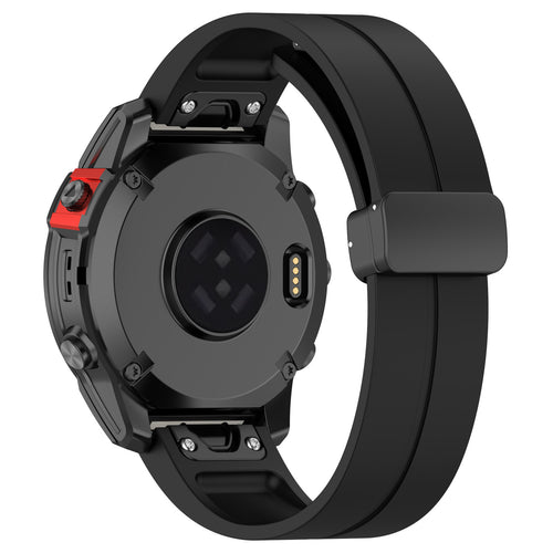 Garmin Forerunner 945 D-Buckle Silicone Strap (Black)