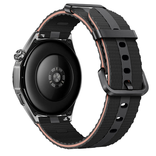 OnePlus Watch 3 - 43mm Silicone Active Strap (Black/Light Pink)