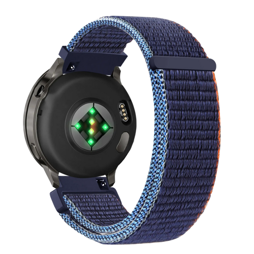 Bandz Garmin Forerunner 265s Nylon Loop Strap (Dark Blue Mix)