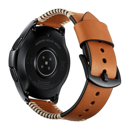 CMF Watch Pro 3 Stitched Leather Strap (Brown)