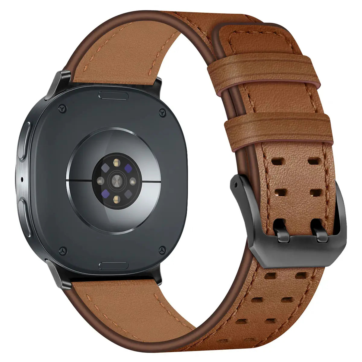 Samsung Galaxy Watch 9 - 40mm Double Pin Leather Strap (Brown)