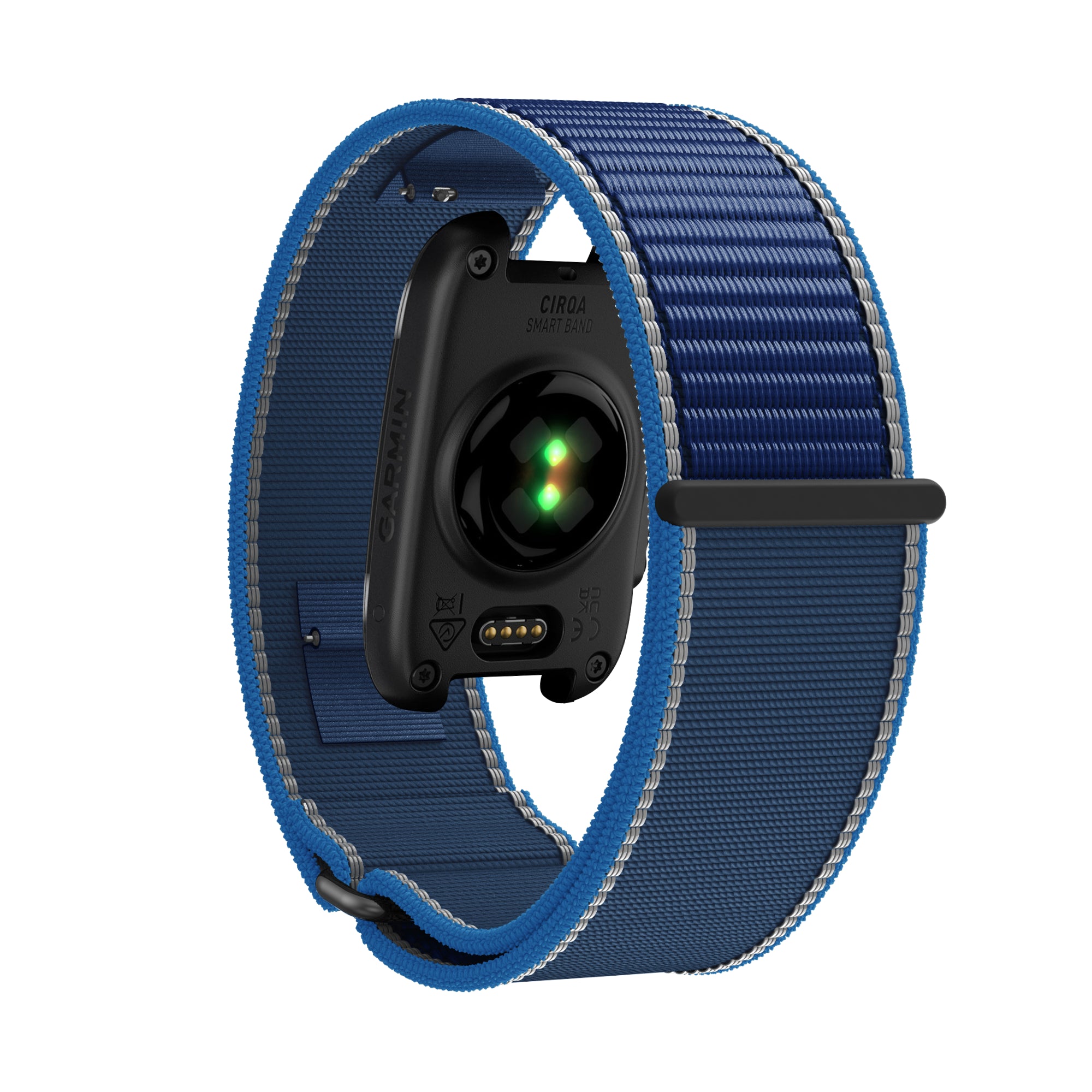Bandz Garmin Cirqa Nylon Strap for Biceps (Duo Blue)