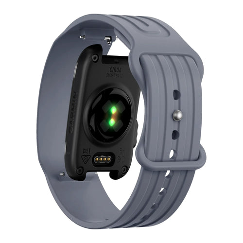 Bandz Garmin Cirqa Silicone Strap 'Classic' (Grey-Blue)