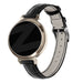 Bandz Pebble Round 2 - 14mm Leather Strap Crocodile Grain (Black)