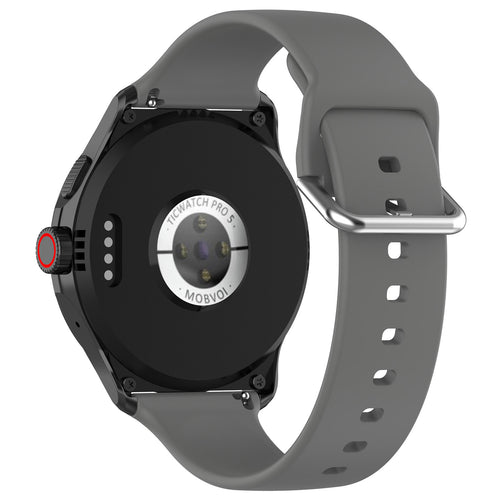 TicWatch Pro 5 Enduro Silicone Buckle Strap (Dark Grey)