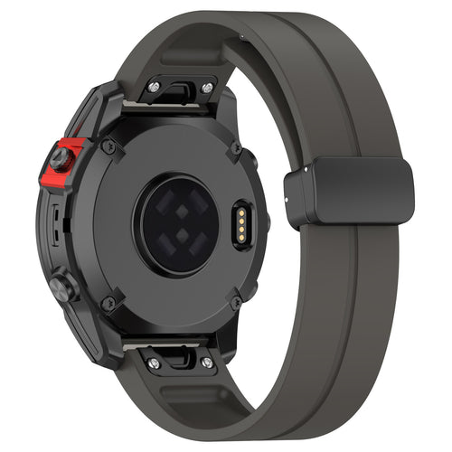 Garmin Instinct 2x D-Buckle Silicone Strap (Dark Grey)