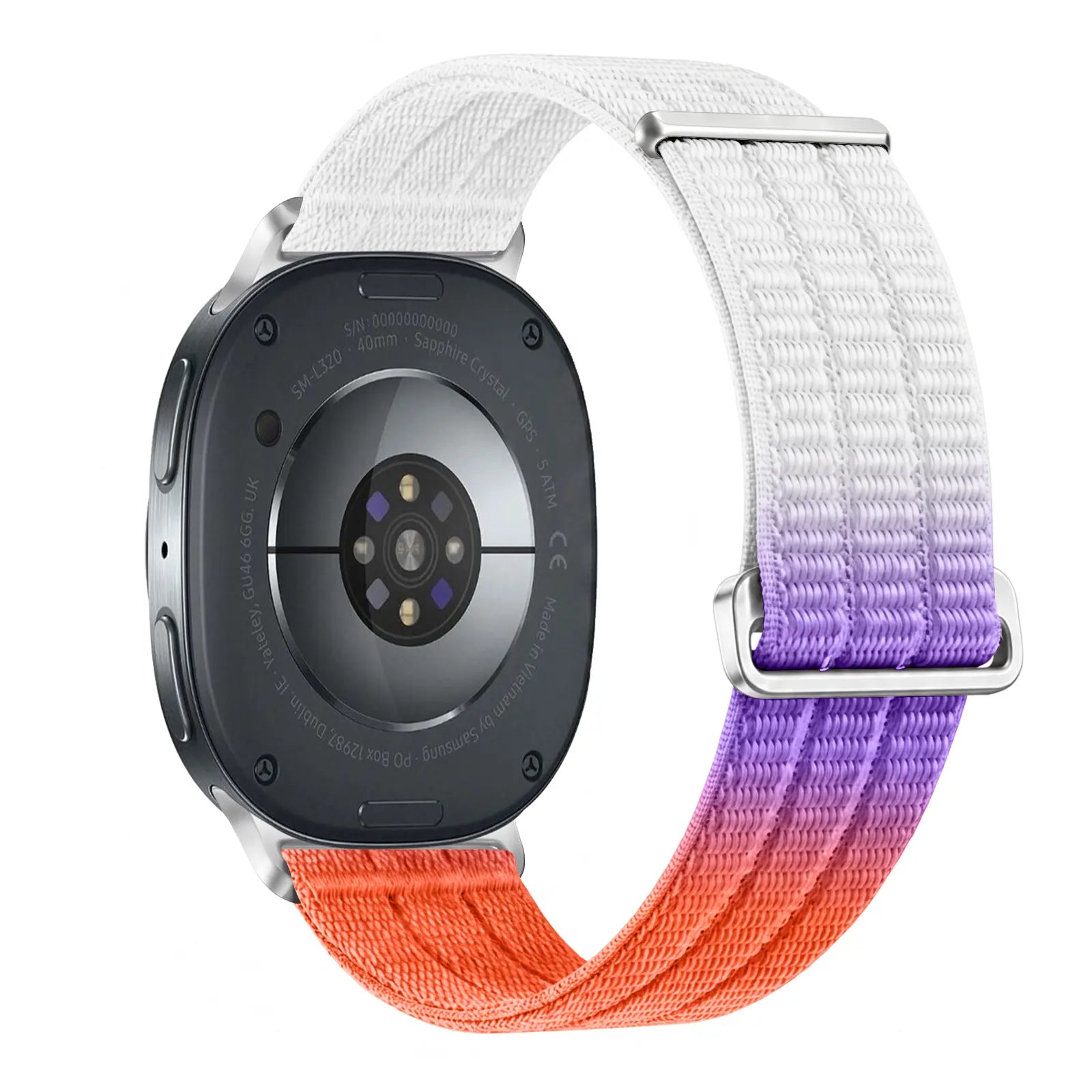 Samsung Galaxy Watch 8 - 40mm Nylon Air Strap (Gradient Orange)