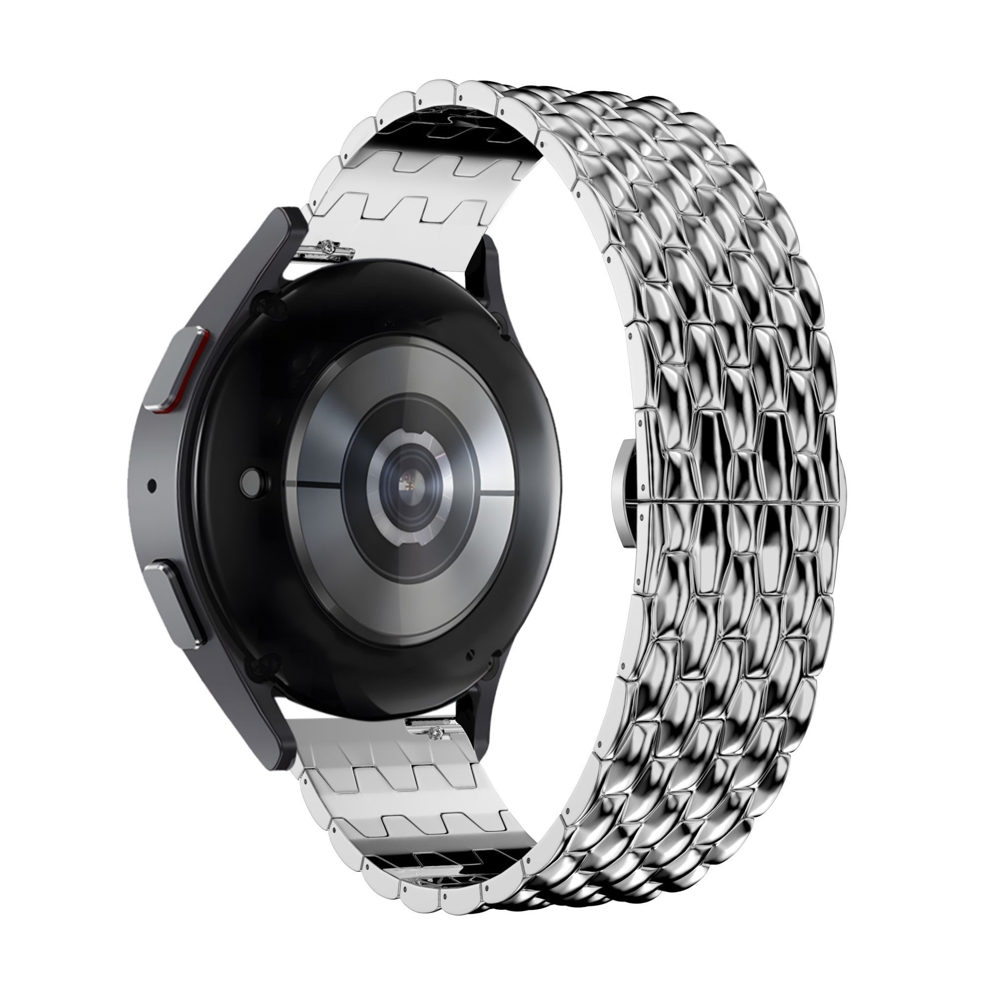 Bandz Garmin Vivoactive 3 Steel Strap 'Dragon' (Silver)