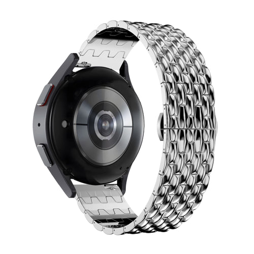 Bandz Garmin Approach S42 Steel Strap 'Dragon' (Silver)