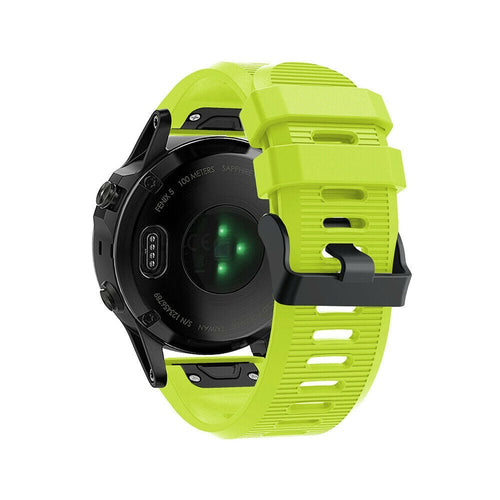 Garmin Tactix 8 - 51mm Silicone Strap (Light Green)