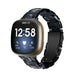 Fitbit Sense Resin Strap (Black/White)
