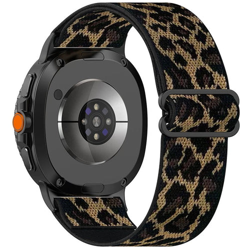 Samsung Galaxy Watch 8 Classic Elastic Strap (Leopard)
