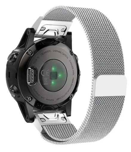 Garmin Descent Mk3(i) - 43mm Milanese Strap (Silver)