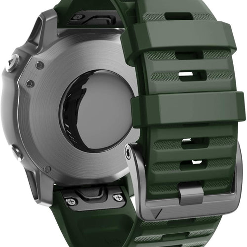 Garmin D2 Mach 1 Pro Silicone Strap (Dark Green)