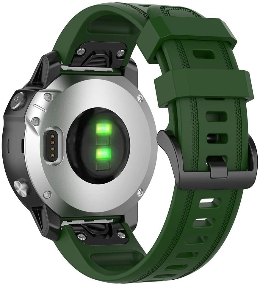 Garmin Descent Mk2S Silicone Strap (Army Green)