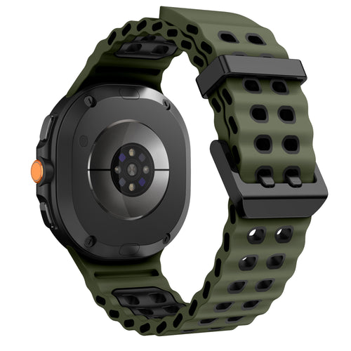 Samsung Galaxy Watch 8 - 40mm Ocean Strap (Green/Black)
