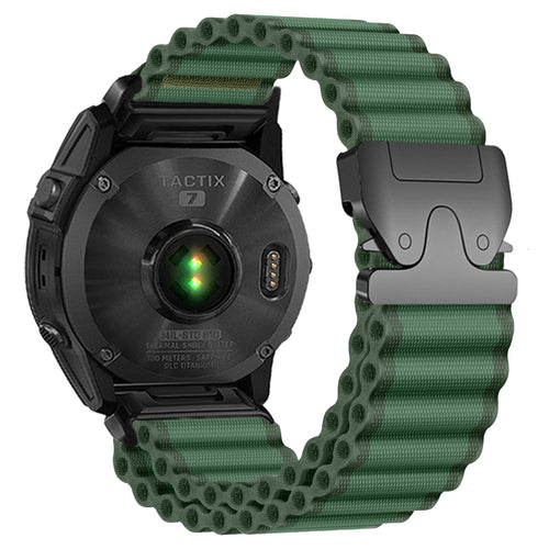 Garmin Quatix 8 - 47mm Outdoor Nylon Strap (Green)