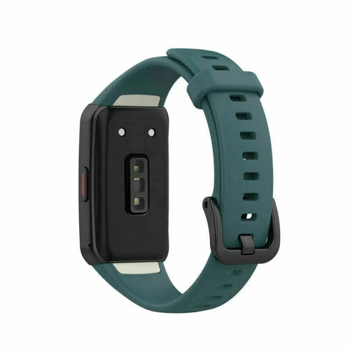 Silicone Strap, on a watch, 3/4 rear view