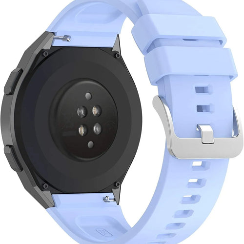 Silicone Strap, on a watch, 3/4 rear view