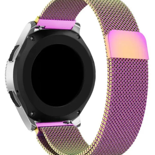 Milanese Strap, on a watch, 3/4 rear view