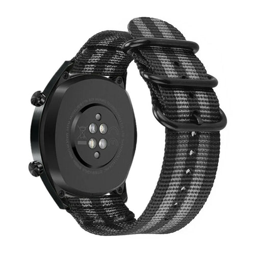 Honor Magic Watch 2 Nylon Strap with Buckle (Black/Grey)