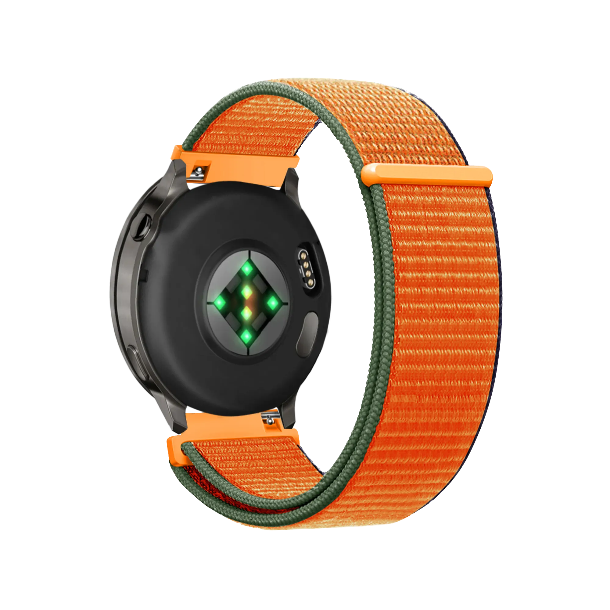 Bandz Garmin Vivoactive 4s Nylon Loop Strap (Kumquat)