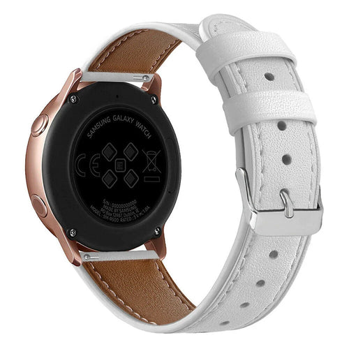 Amazfit Bip U (Pro) Modern Leather Strap (White)