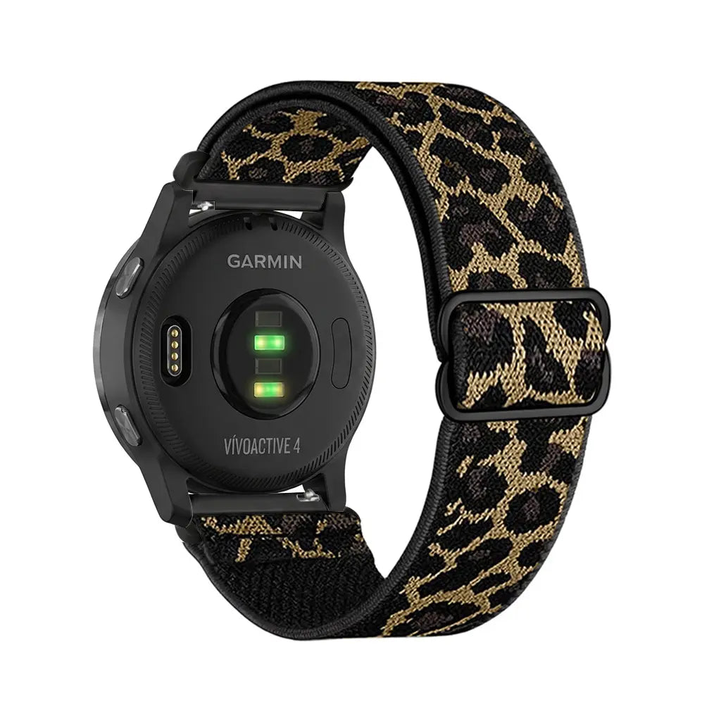 Fossil Gen 6 - 42mm Elastic Strap (Leopard)