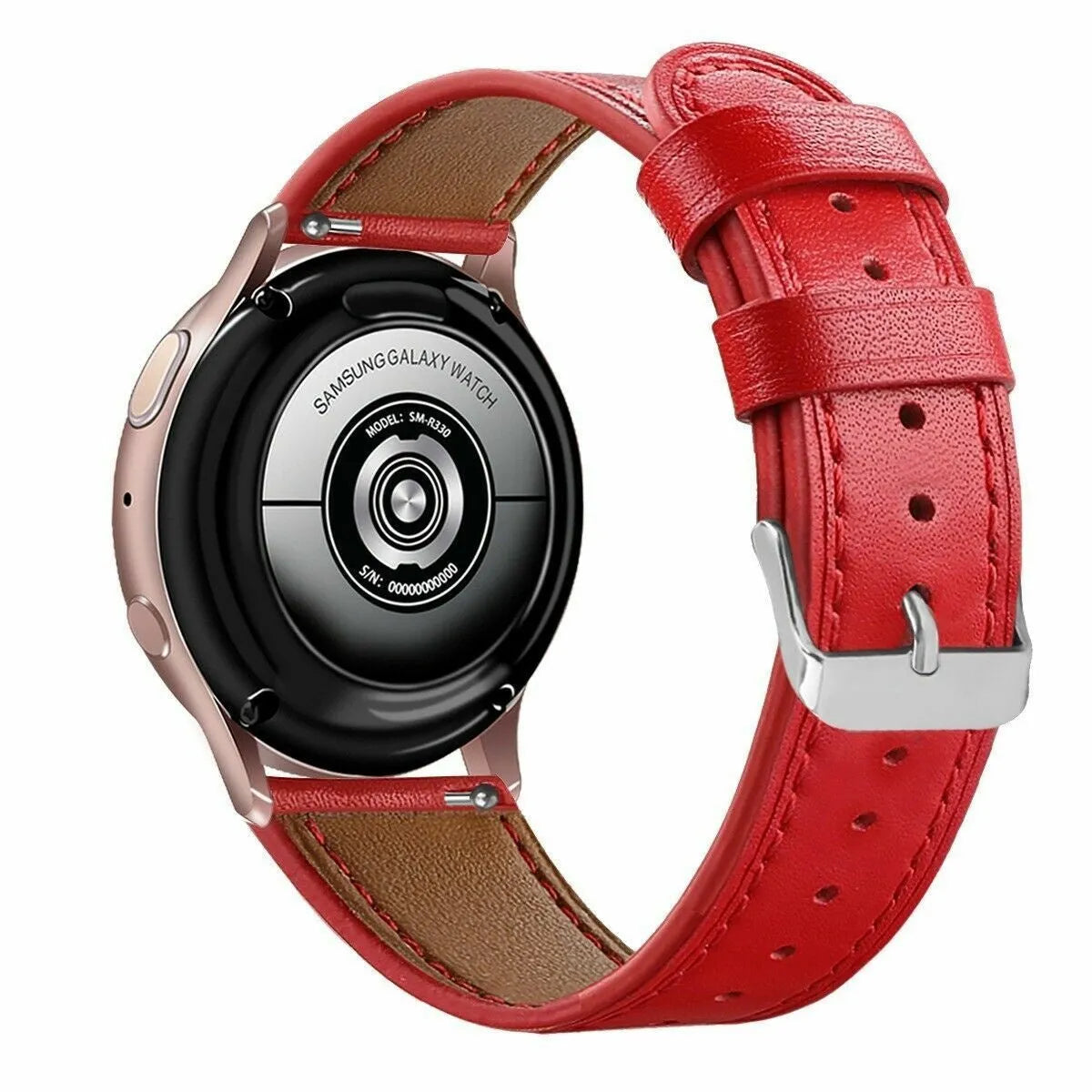 Coros Apex 2 Modern Leather Strap (Red)