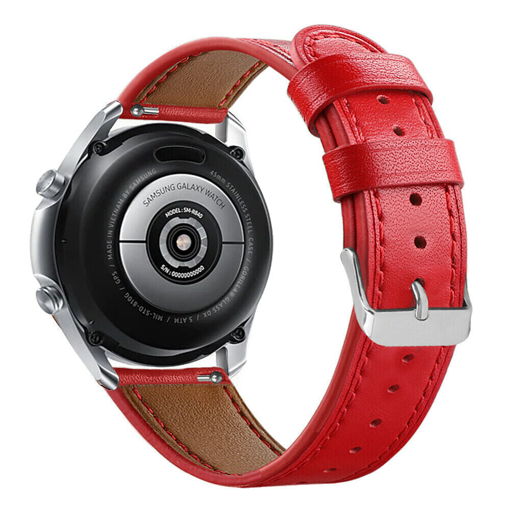 Amazfit Bip 5 Modern Leather Strap (Red)
