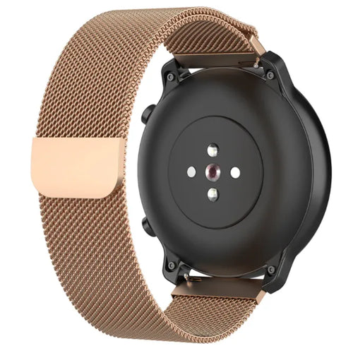 Coros Pace 2 Milanese Strap (Rose Gold)