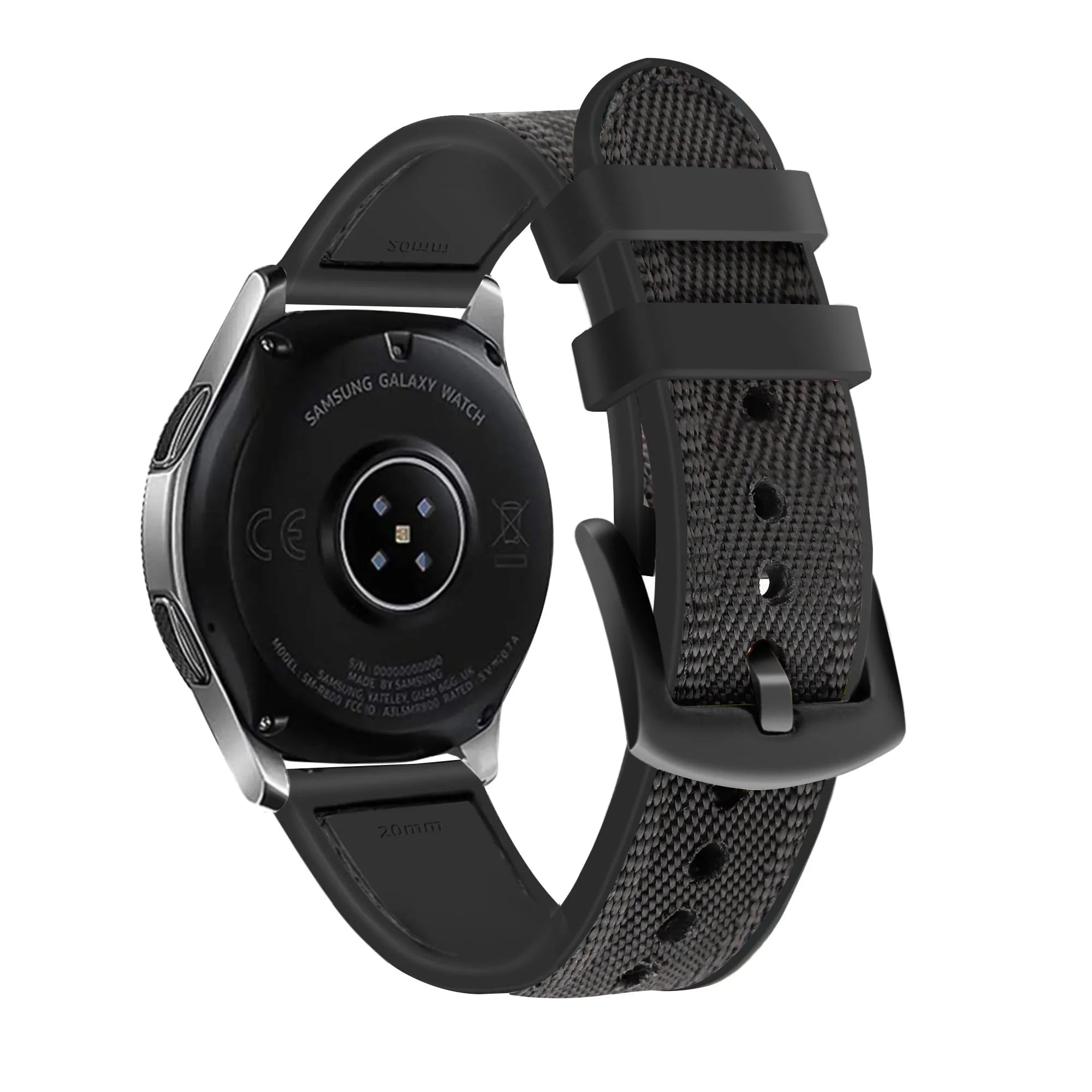 Amazfit Bip 3 (Pro) Nylon Hybrid Strap (Black)