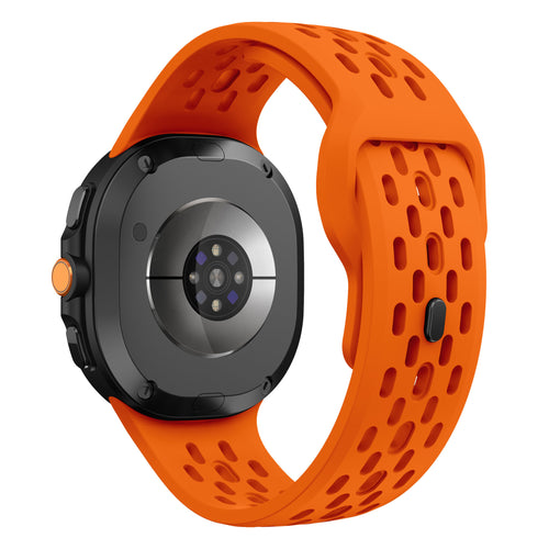 Samsung Galaxy Watch 8 - 44mm Silicone Air Strap (Orange)