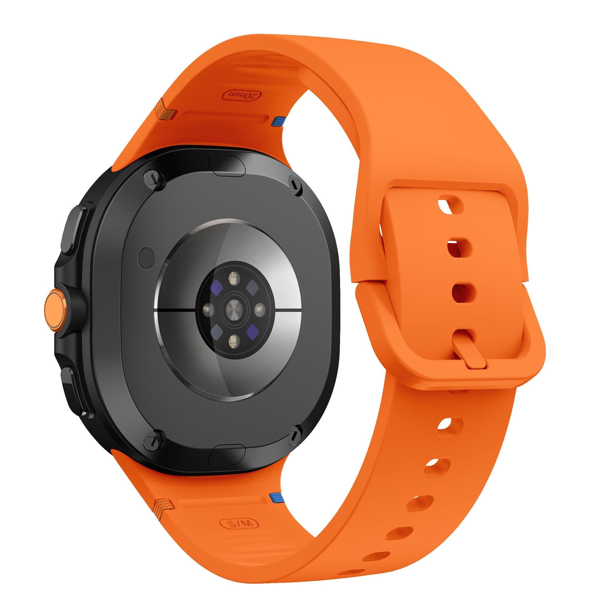 Samsung Galaxy Watch 8 - 44mm Silicone Strap (Orange)