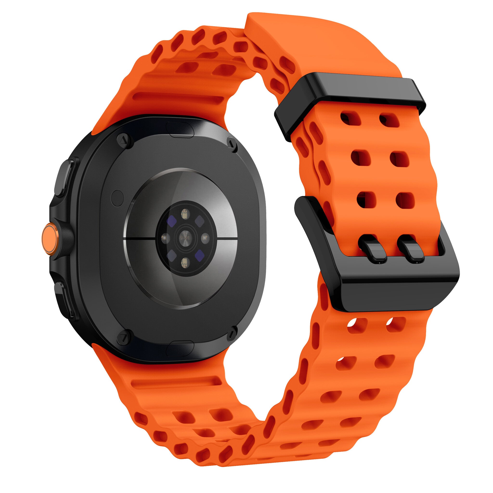 Samsung Galaxy Watch 9 - 44mm Ocean Strap (Orange)