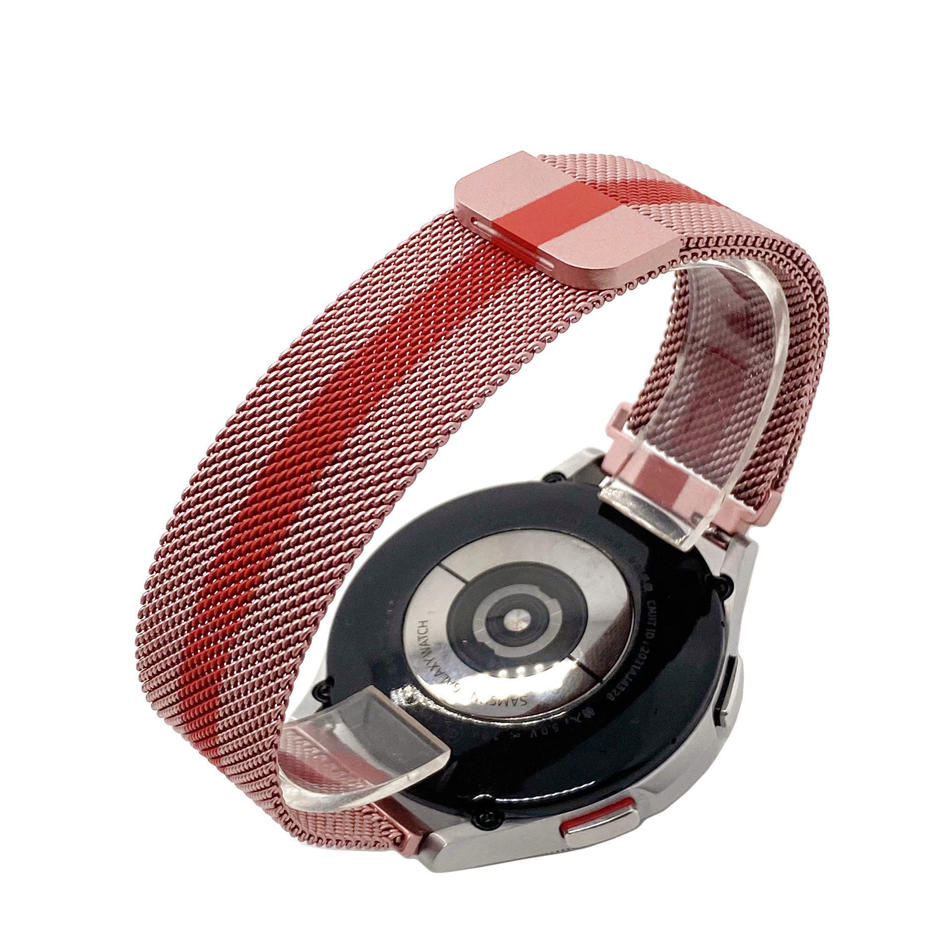 Samsung Galaxy Watch 3 45mm Milanese Strap (Red/Pink)