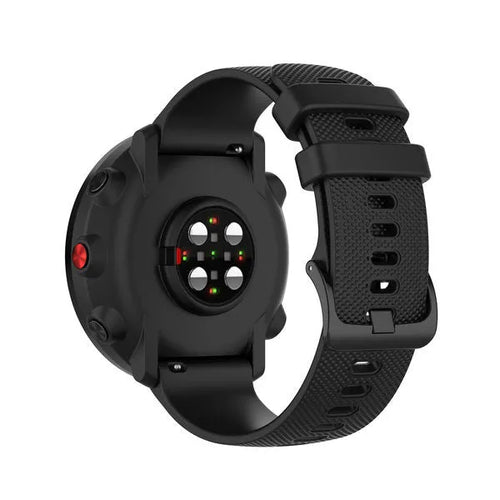 Coros Pace 4 Premium Silicone Strap (Black)