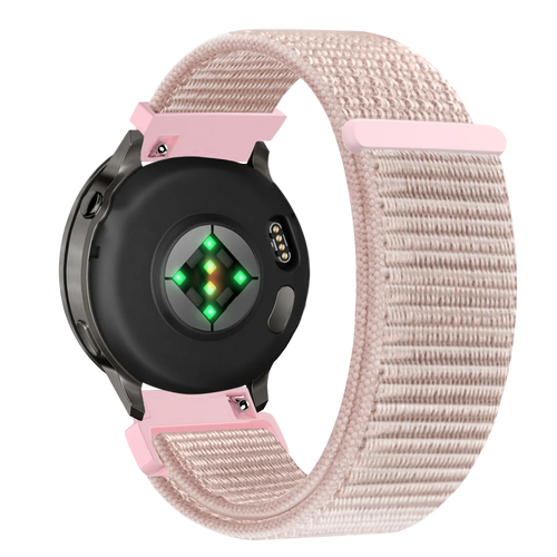 Bandz Garmin Forerunner 265s Nylon Loop Strap (Rose Gold)