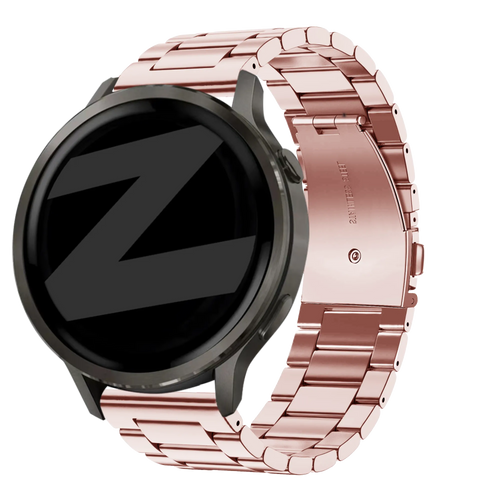 Bandz Garmin Forerunner 70 Steel Strap 'Classic' (Pink)