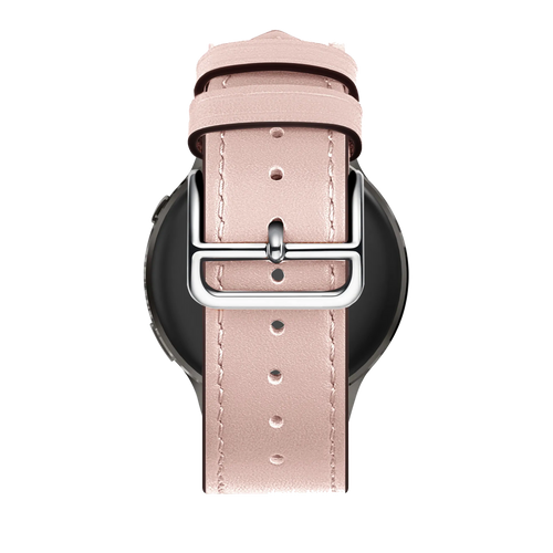 Bandz Garmin Vivoactive 4s Leather Strap 'Deluxe' (Pink)