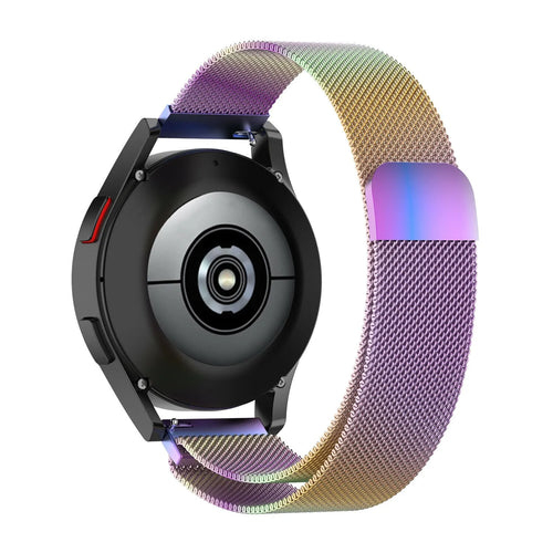 Milanese Strap, on a watch, 3/4 rear view