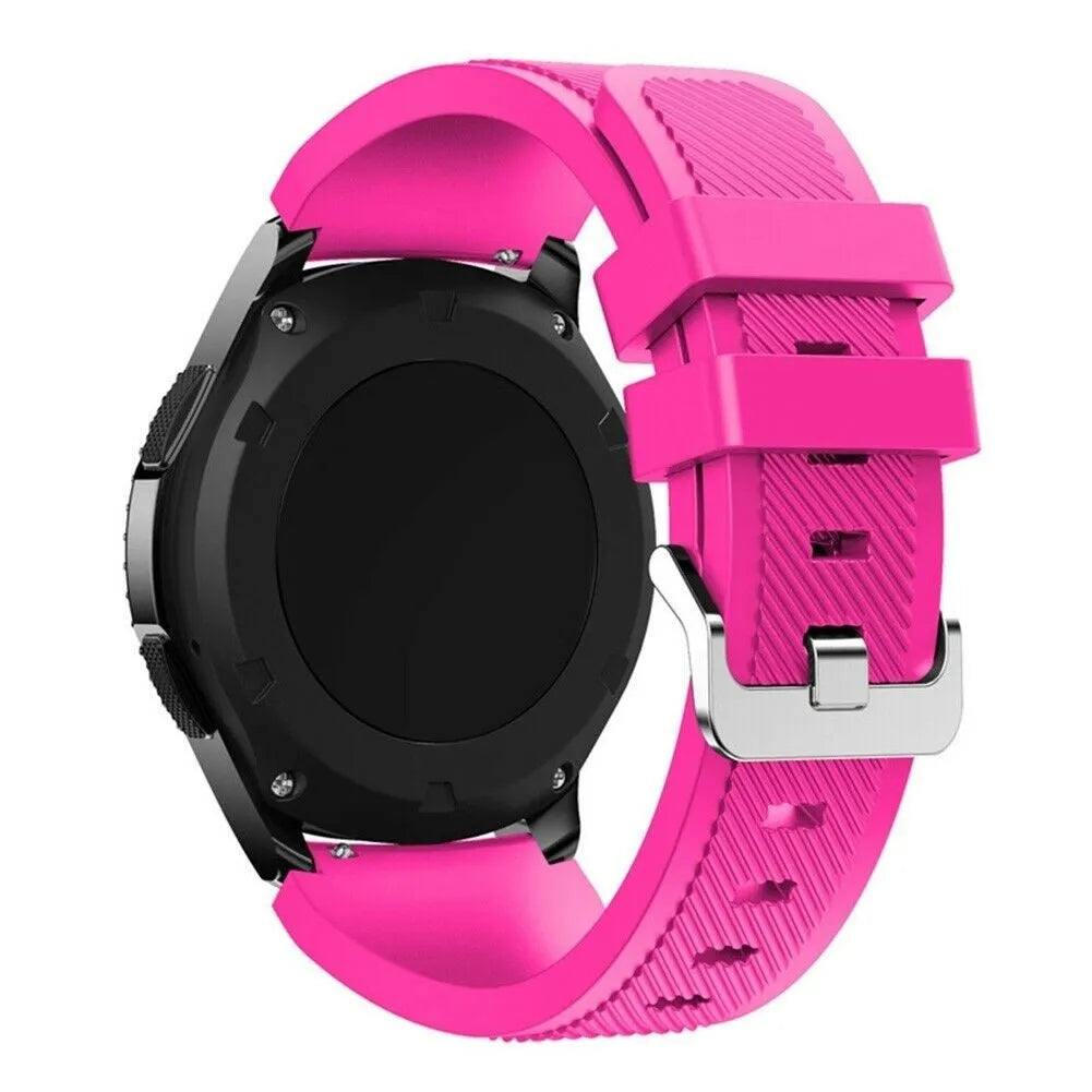 Polar Street X Twill Silicone Strap (Bright Pink)