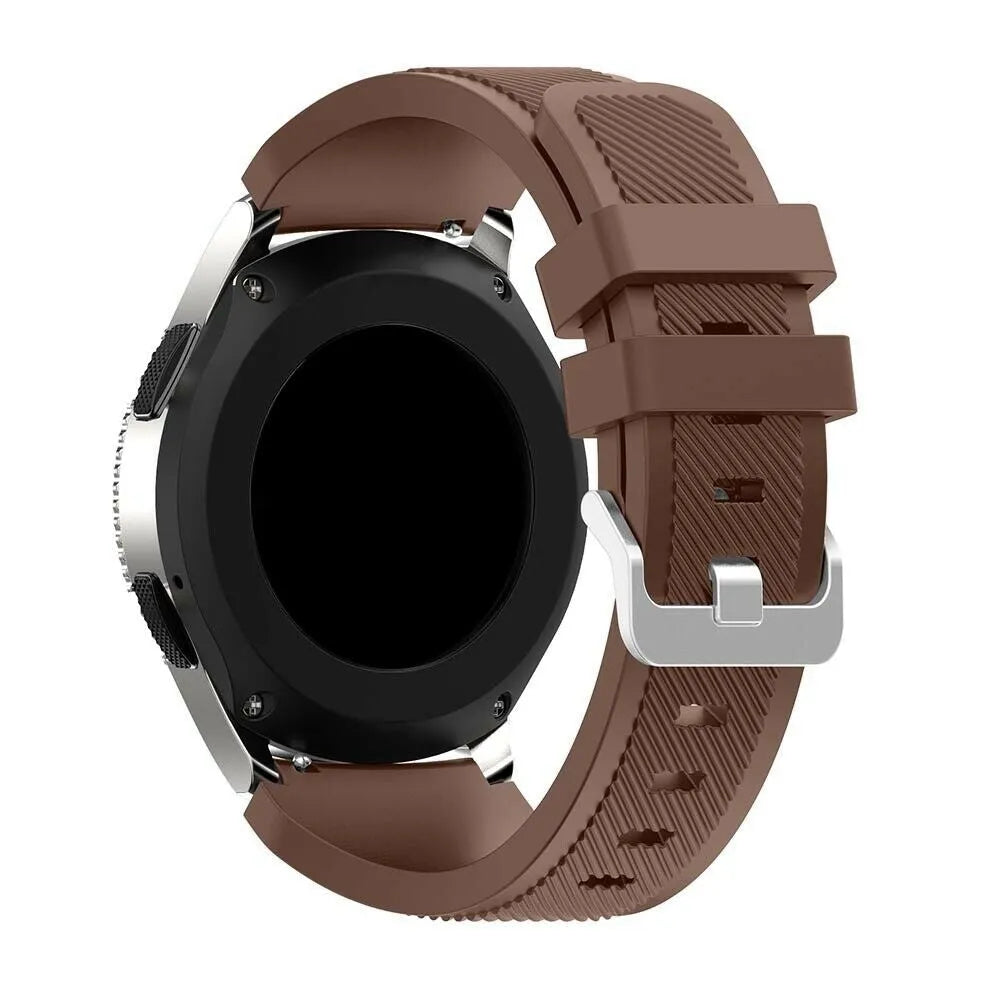 Gard Pro Health Smartwatch 2+ Twill Silicone Strap (Brown)